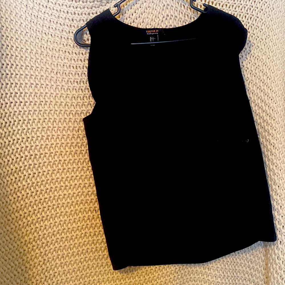 Forever21 large black tank top